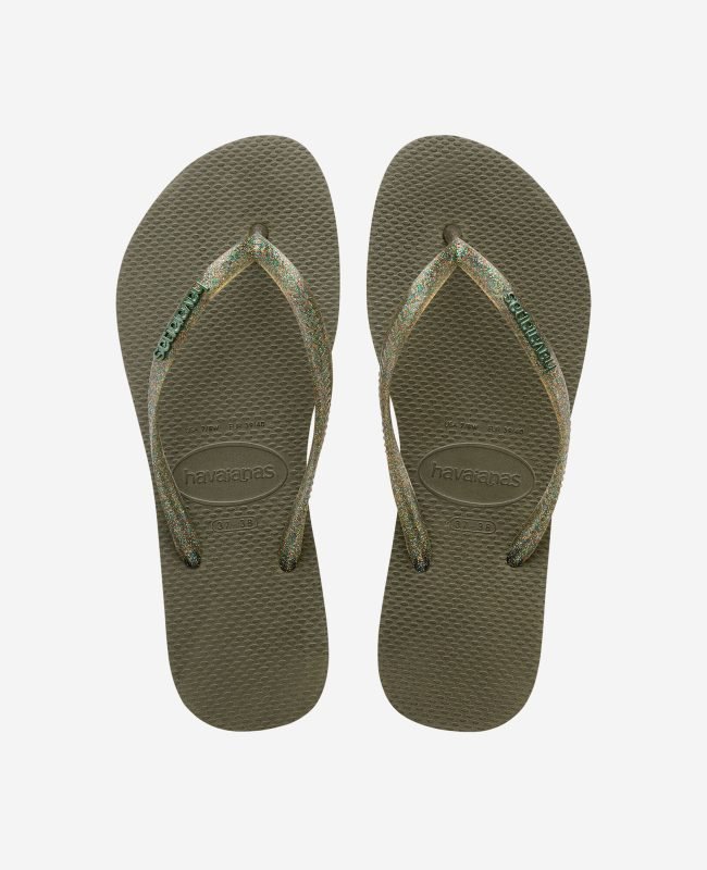 Дамски Джапанки Havaianas Slim Logo Metallic