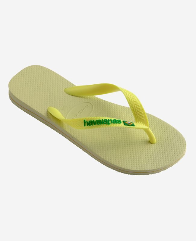 Дамски джапанки HAVAIANAS Brasil Logo Lime Green