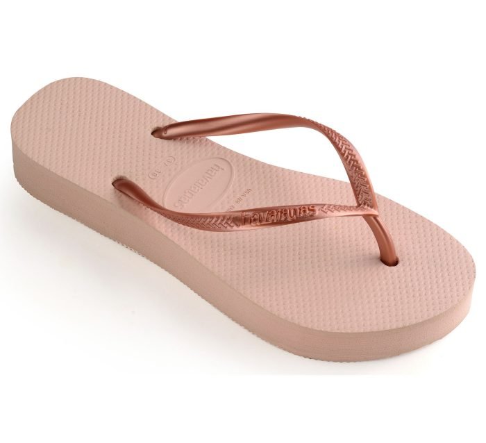 Дамски джапанки Havaianas Slim Flatform Ballet rose