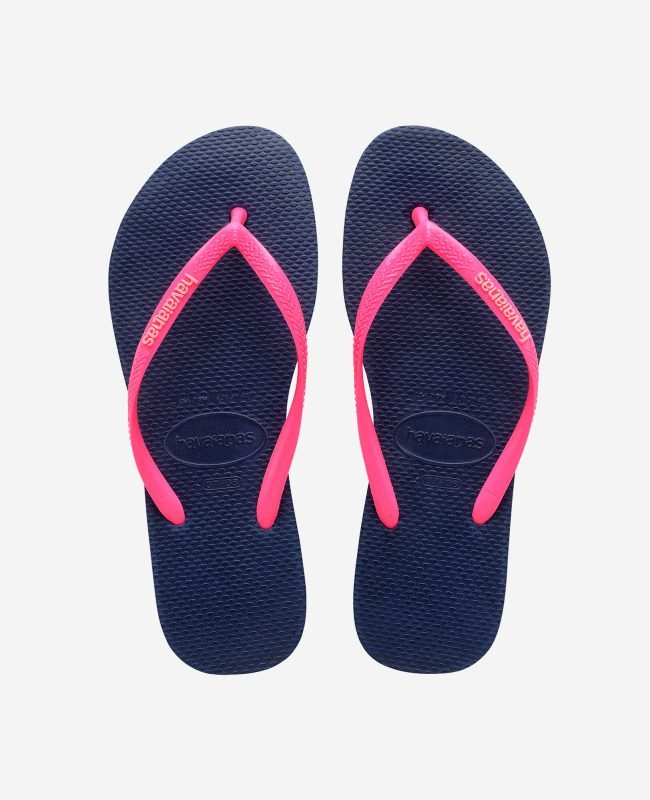 Дамски джапанки HAVAIANAS Slim Logo Navy blue