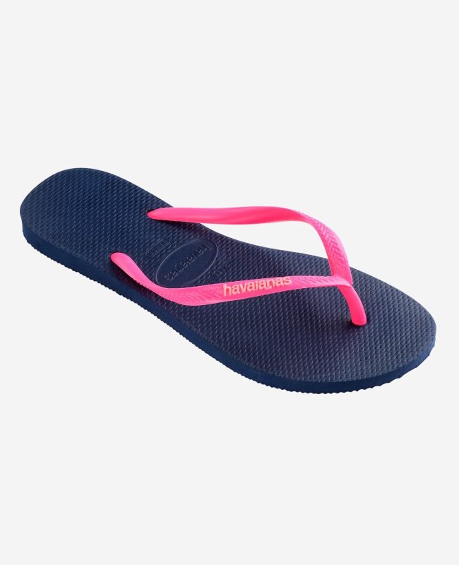 Дамски джапанки HAVAIANAS Slim Logo Navy blue