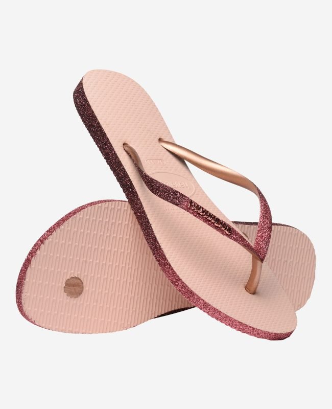 Дамски джапанки HAVAIANAS Slim Sparkle Ballet rose