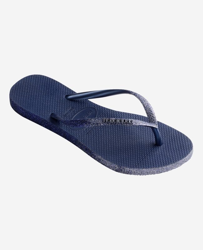 Дамски джапанки HAVAIANAS Slim Sparkle Navy blue