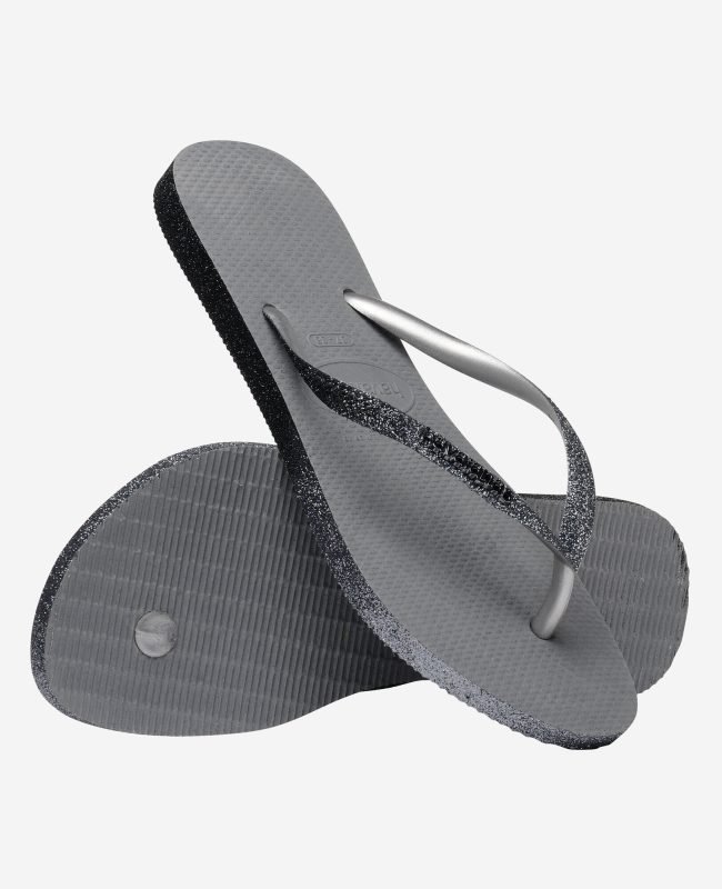 Дамски джапанки HAVAIANAS Slim Sparkle Steel grey