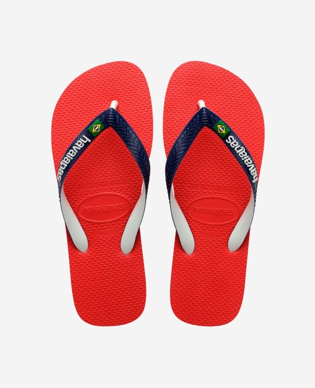 Унисекс джапанки HAVAIANAS Brasil Mix Black/Ruby red