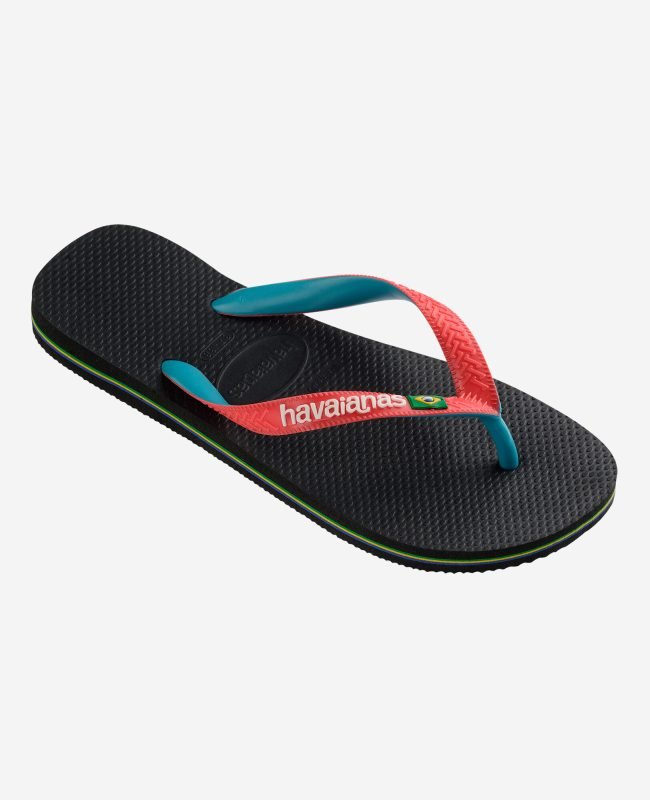 Унисекс джапанки HAVAIANAS Brasil Mix Black/Ruby red