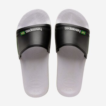 Унисекс джапанки HAVAIANAS Slide Brasil White-black