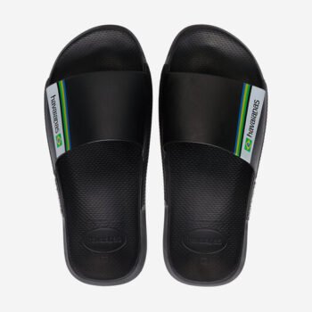 Унисекс джапанки HAVAIANAS Slide Brasil Black