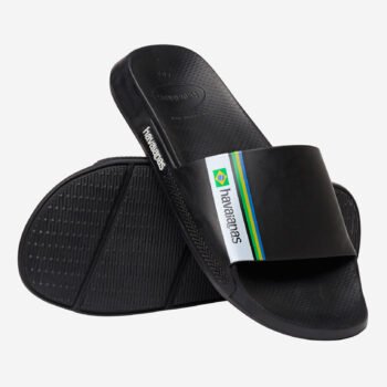 Унисекс джапанки HAVAIANAS Slide Brasil Black