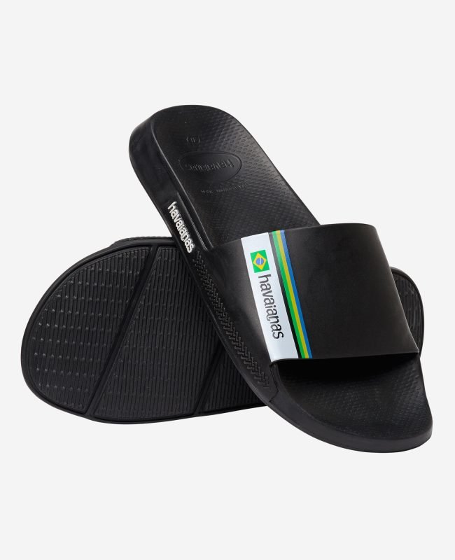 Унисекс джапанки HAVAIANAS Slide Brasil Black