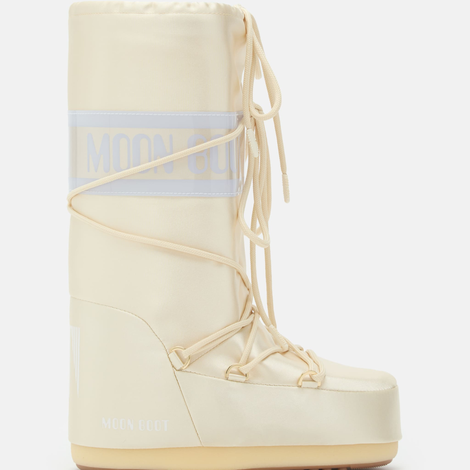 30 Апрески MOON BOOT snow boots MB ICON NYLON Cream - Image 1