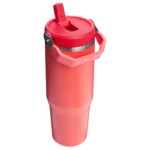 Термо Чаша STANLEY The IceFlow Flip Straw Tumbler 0.89L Hot Coral - Image 2